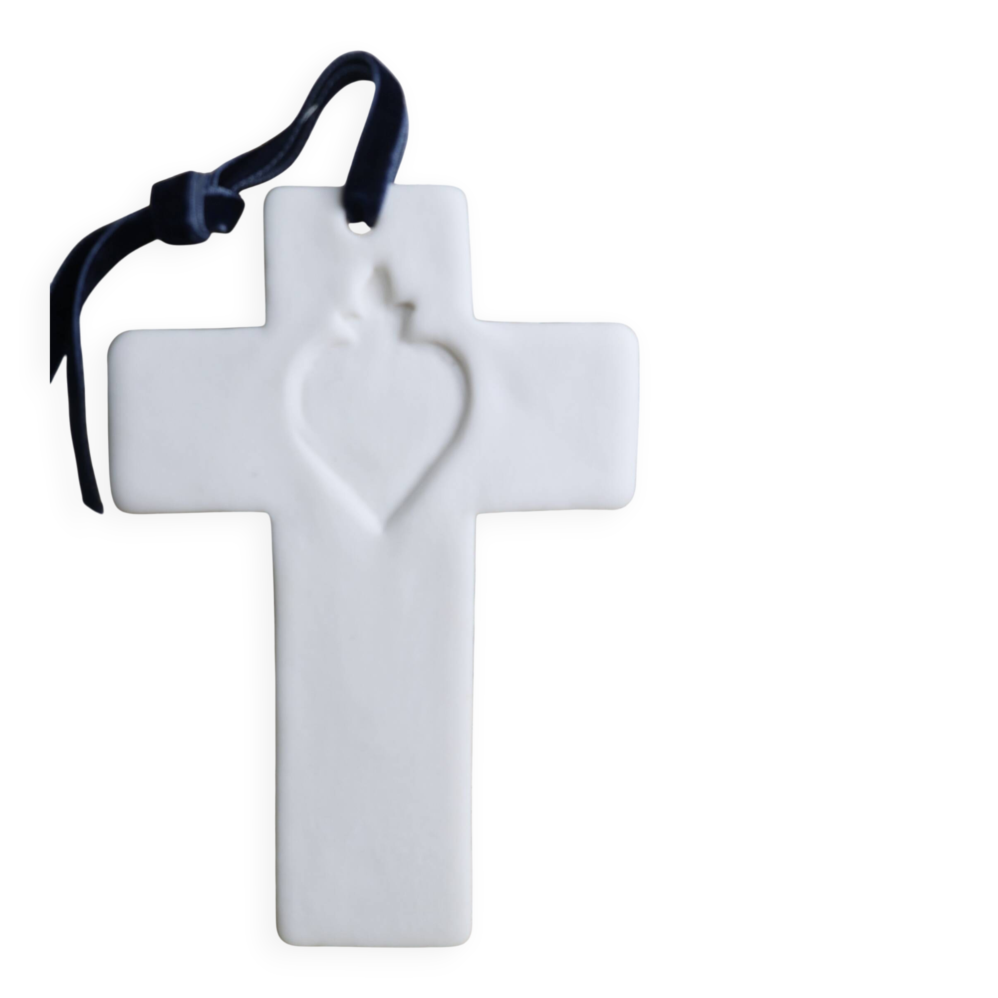 Handcrafted porcelain cross