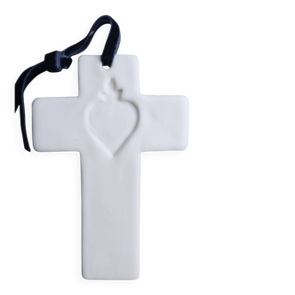 Handcrafted porcelain cross