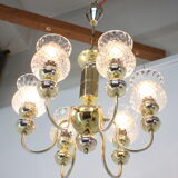 Mid-century Chandelier by  Kamenický Šenov, 1950‘s.