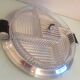 Servant mirror tray by Durinox Oxydor art deco style / 30s-40s
