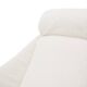 Pair of white boucle armchairs, 1950s, set of 2