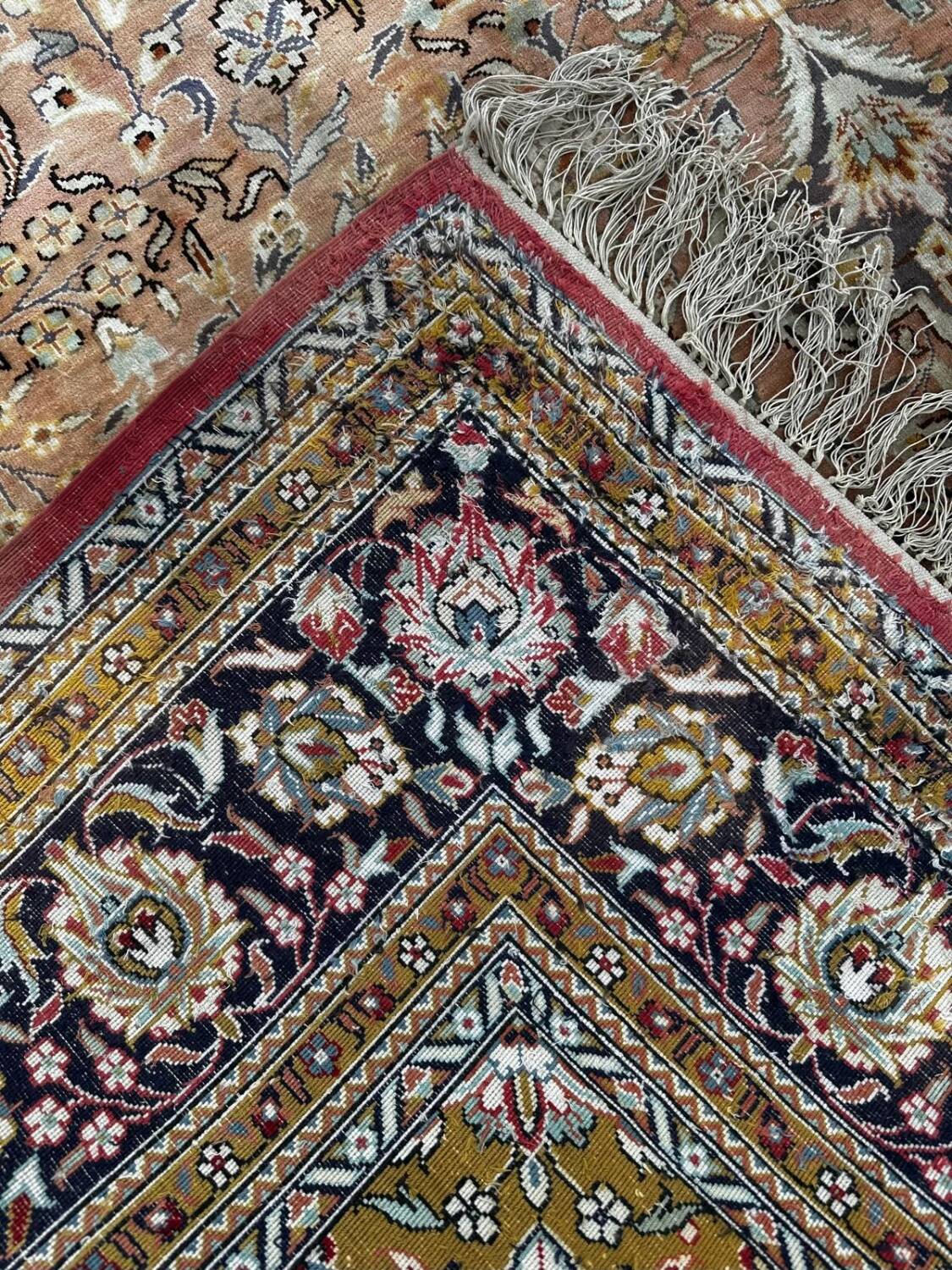 Turkish silk carpet