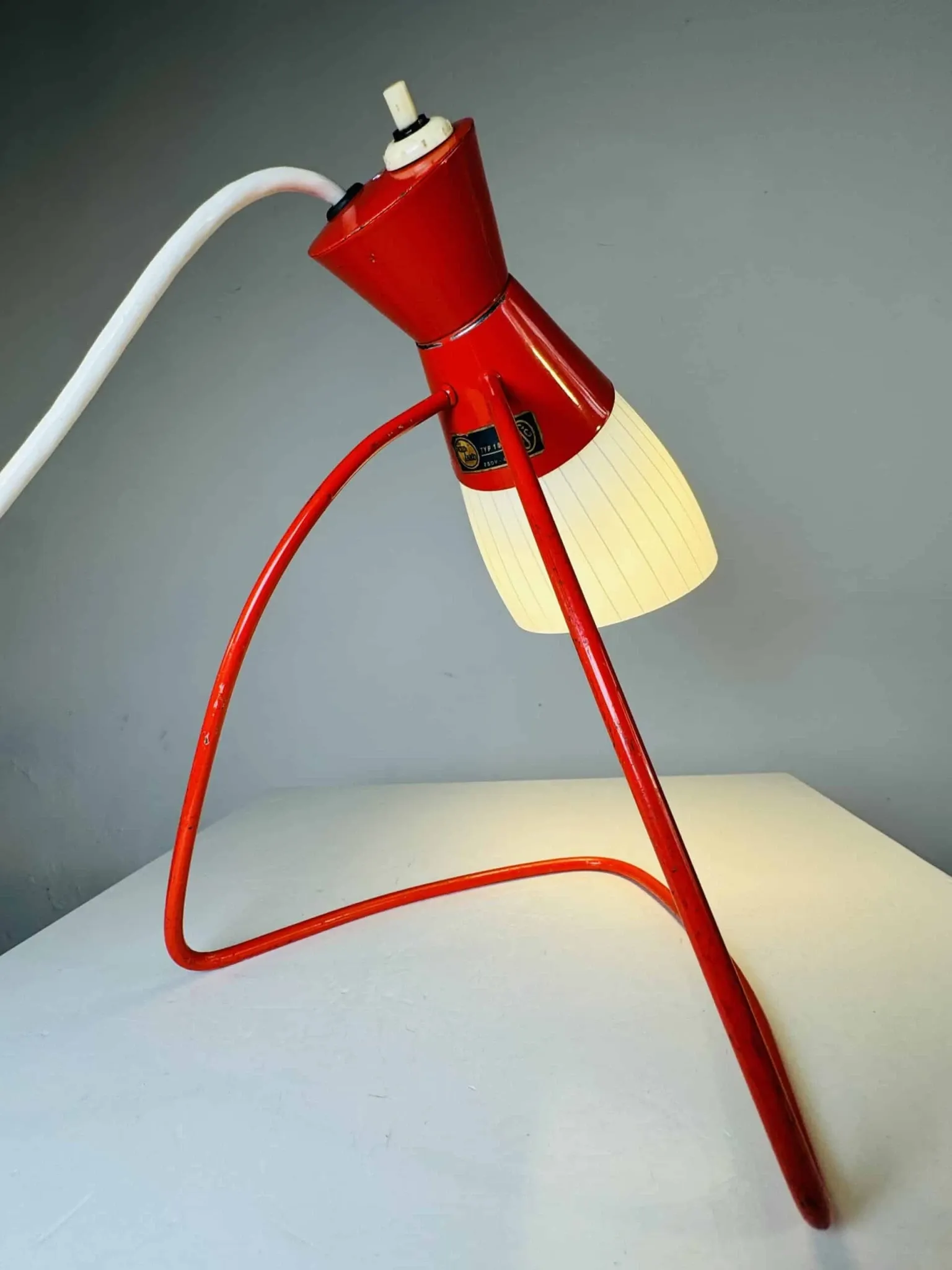 Model 1621 Desk Lamp By Josef Hurka For Napako, Czechoslovakia, 1950S