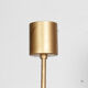 Metal and glass pendant lamp by Kamenicky Senov, 1970