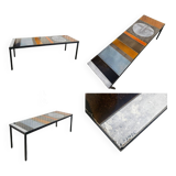 Ceramic coffee table <<< Sun >> by Roger Capron