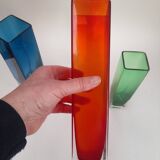 Set of 3 Murano glass vases