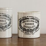 Set of two pots of Marmalade Dundee London