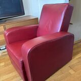 Airborne marcel gascoin club chair, 1950s-1960s