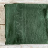 Antique dyed damask tablecloth - 10:12 place settings - 220x155 cm - Cotton