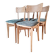 Chaises bistrot vert d'eau