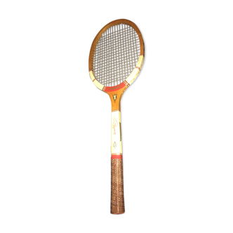 Raquette de tennis en bois vintage