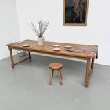 Table de ferme en hêtre XL
