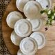 Set of 10 vintage Limoges porcelain soup plates