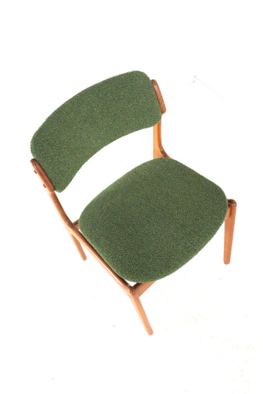 Set of 4 Erik Buch chairs for O.D. Møbler model 49 'Bur'