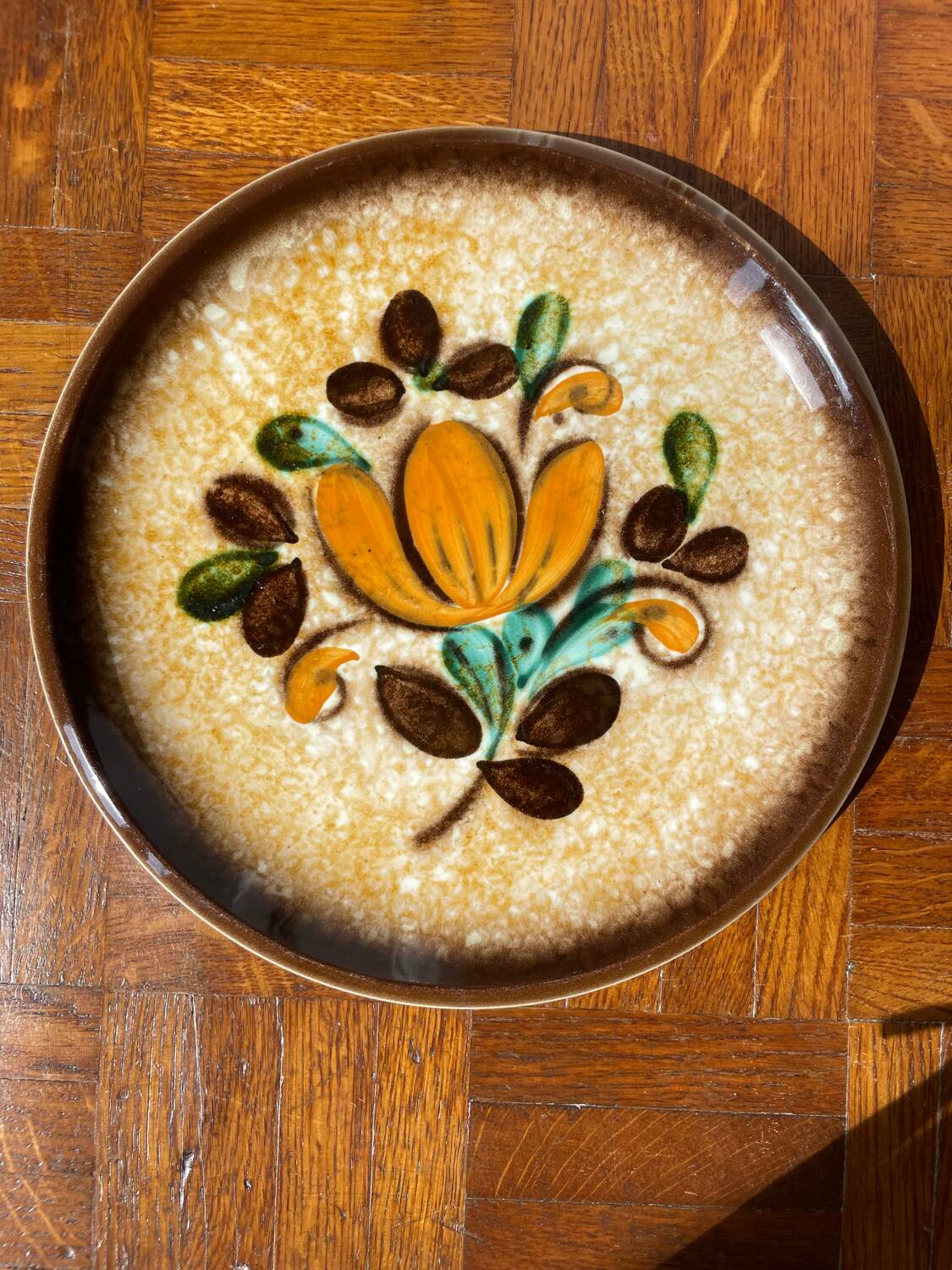 Set of 12 plates from the Boch La Louvière Corfu vintage collection