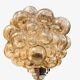 Set of 2 bubble glas lamps by Helena Tynell 1970