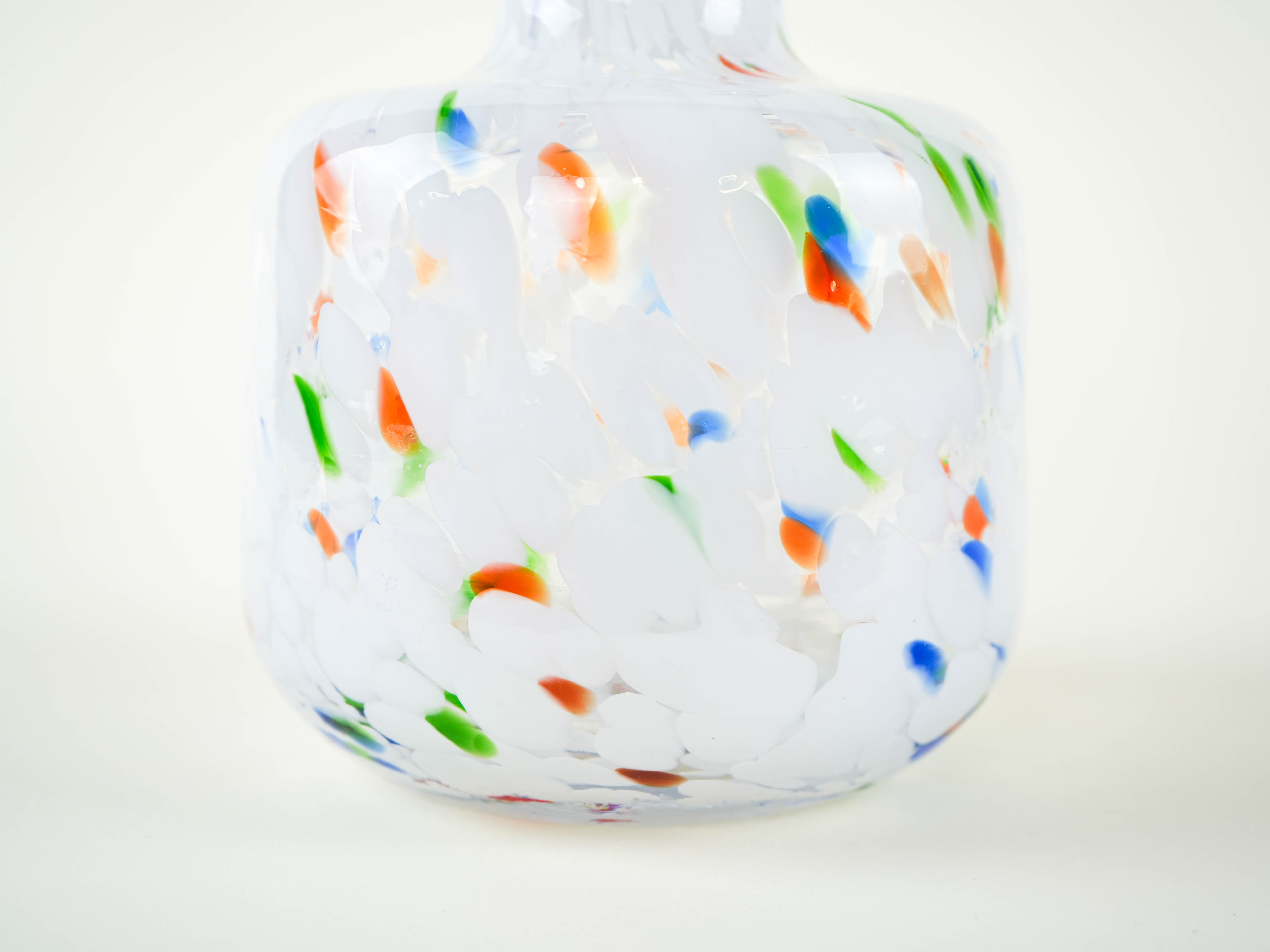 Mosaic glass vase, Danish design, 1970s, made in Denmark