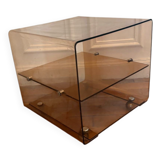 Bout de canapé / chevet / table d’appoint en Plexiglas