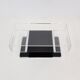 TV cabinet or coffee table - acrylic and Chrome - Michel Dumas - 70s