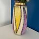 west germany purple yellow and gold vase / vase made in germany