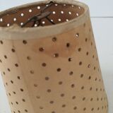 Mini lampshade with vintage perforated cardboard pliers