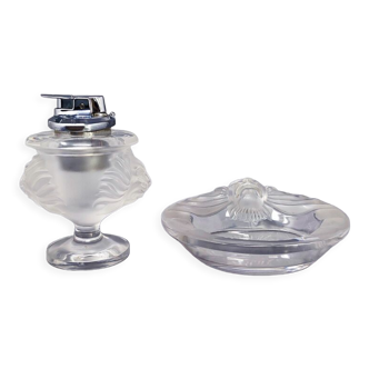 Set de fumeur des années 1970 par Lalique