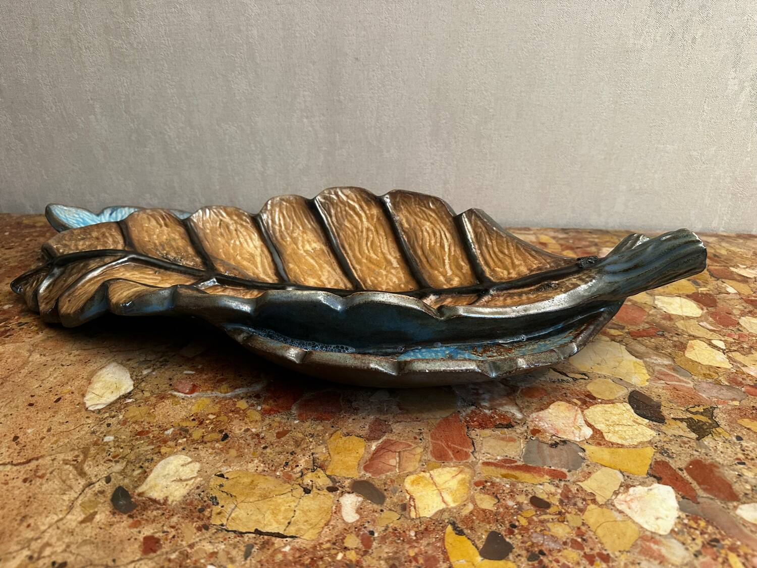 Roger Guerin - Bowl / pocket emptier in Bouffioulx stoneware - 56cm/24