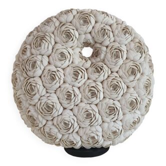 Lampe de table en coquillages