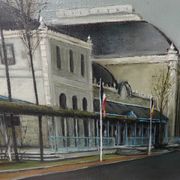 vue de l'esplanade du casino de Néris les bains