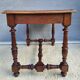 Louis XIII walnut desk • Small centre table in Renaissance style