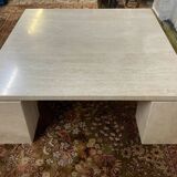 Travertine coffee table from the 70s
