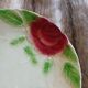 2 antique dessert plates in majolica
