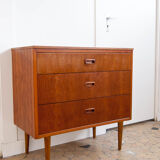 Scandinavian teak chest of drawers