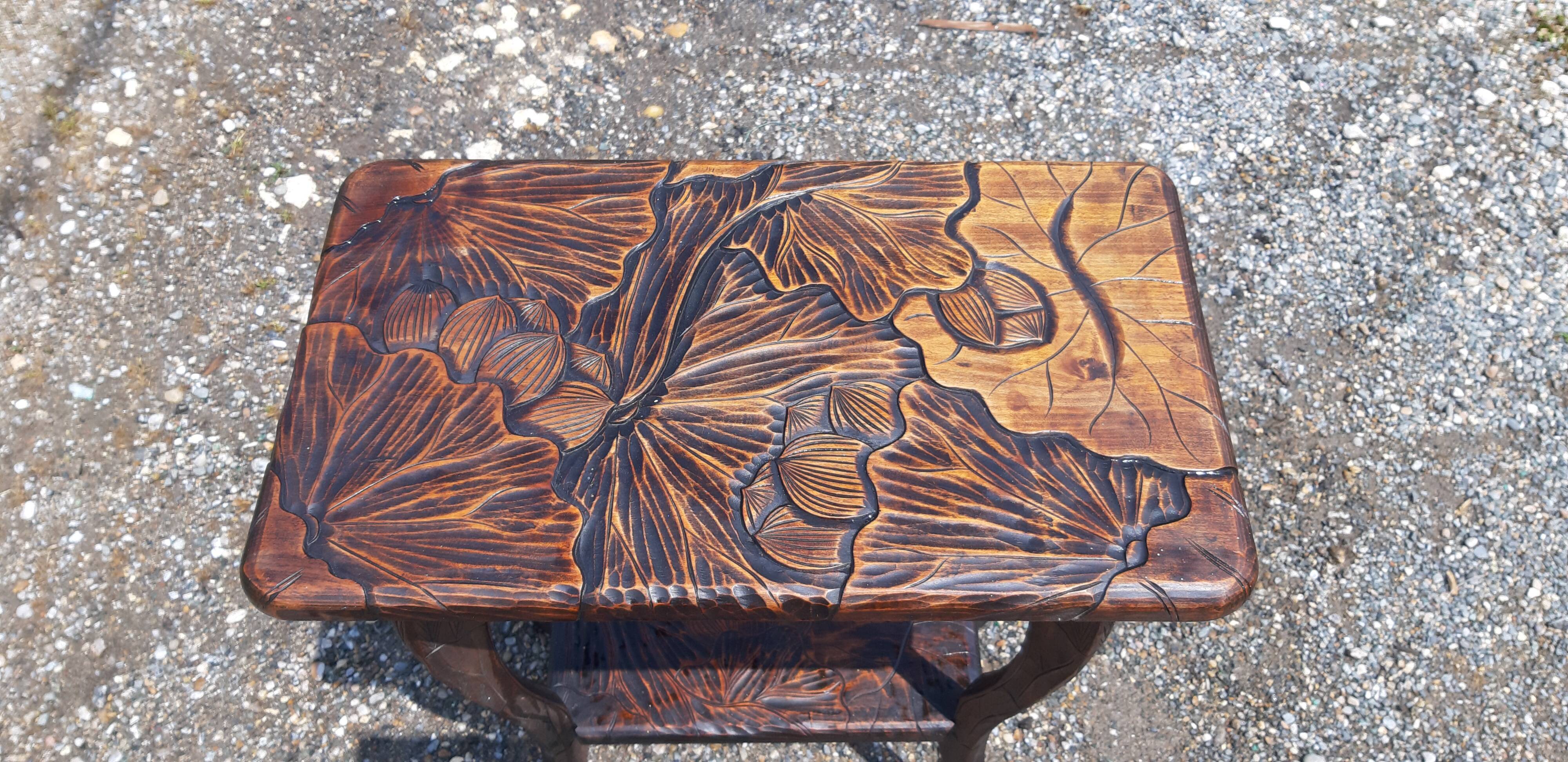 Art Nouveau Wood Tablet