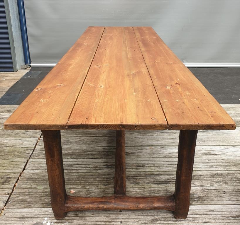 Farm table XIXth up to 10 guests