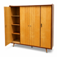 Vintage 50s/60s wardrobe with shelves and hanging section