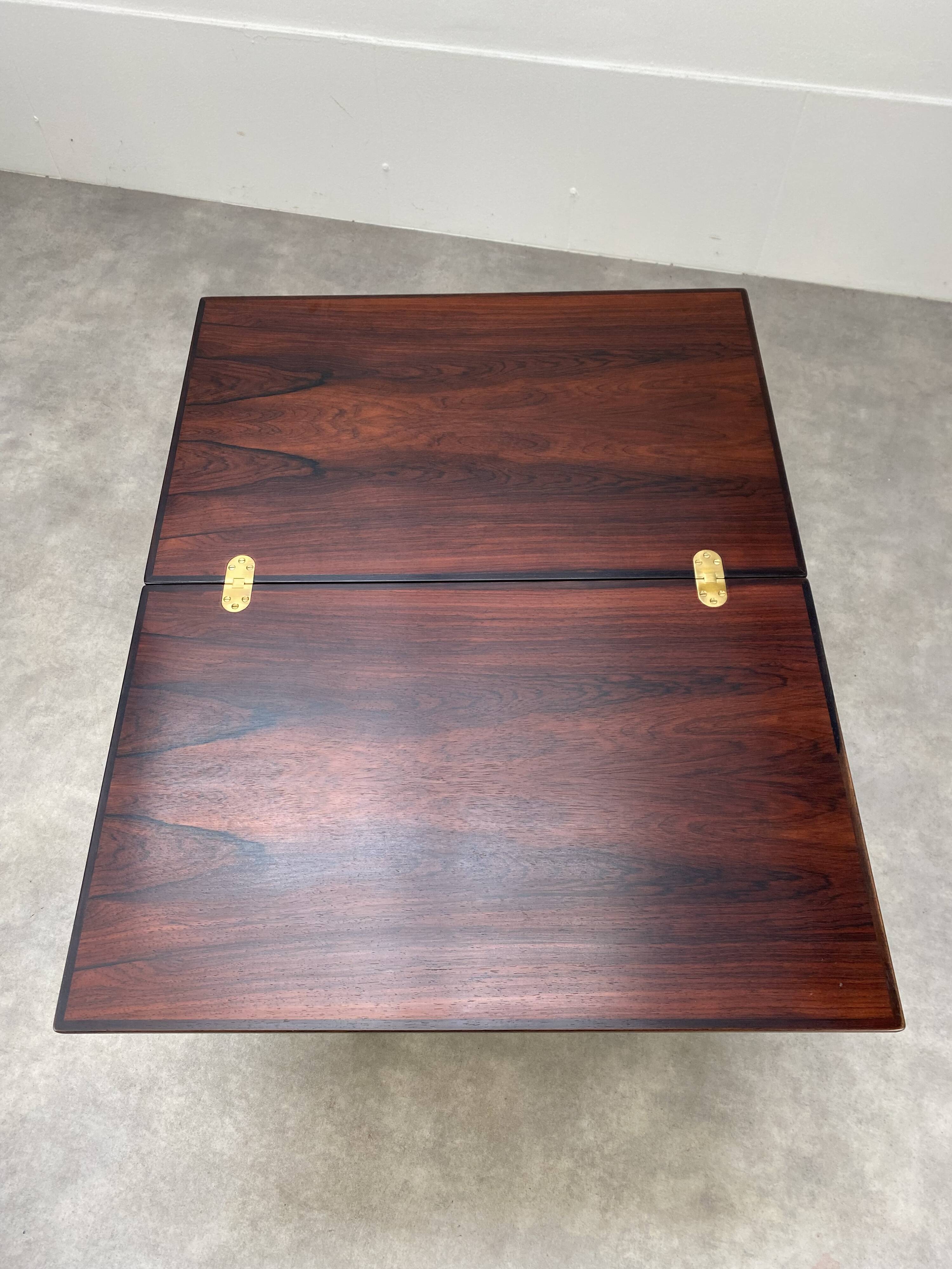 Scandinavian service arrebo mobler rosewood wallet tray