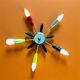 Vintage Space Age Sputnik Pendant Chandelier 50s - 60s