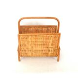 Rattan vinyl holder