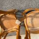 2 duos de chaises bistrot vintage