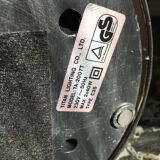 Chrome mushroom lamp 80