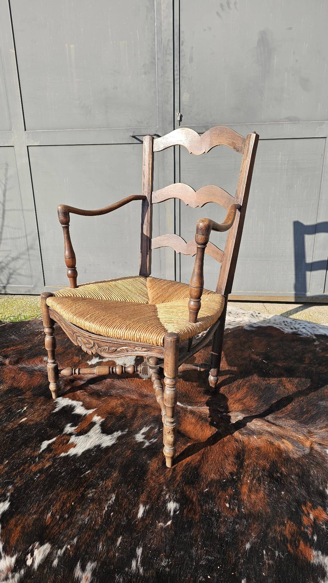 Old Provencal armchair