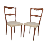 Scandinavian chairs skaï white