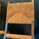 Four straw chairs