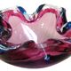Ashtray or bowl in Murano glass Sommerso Italy, 1960s