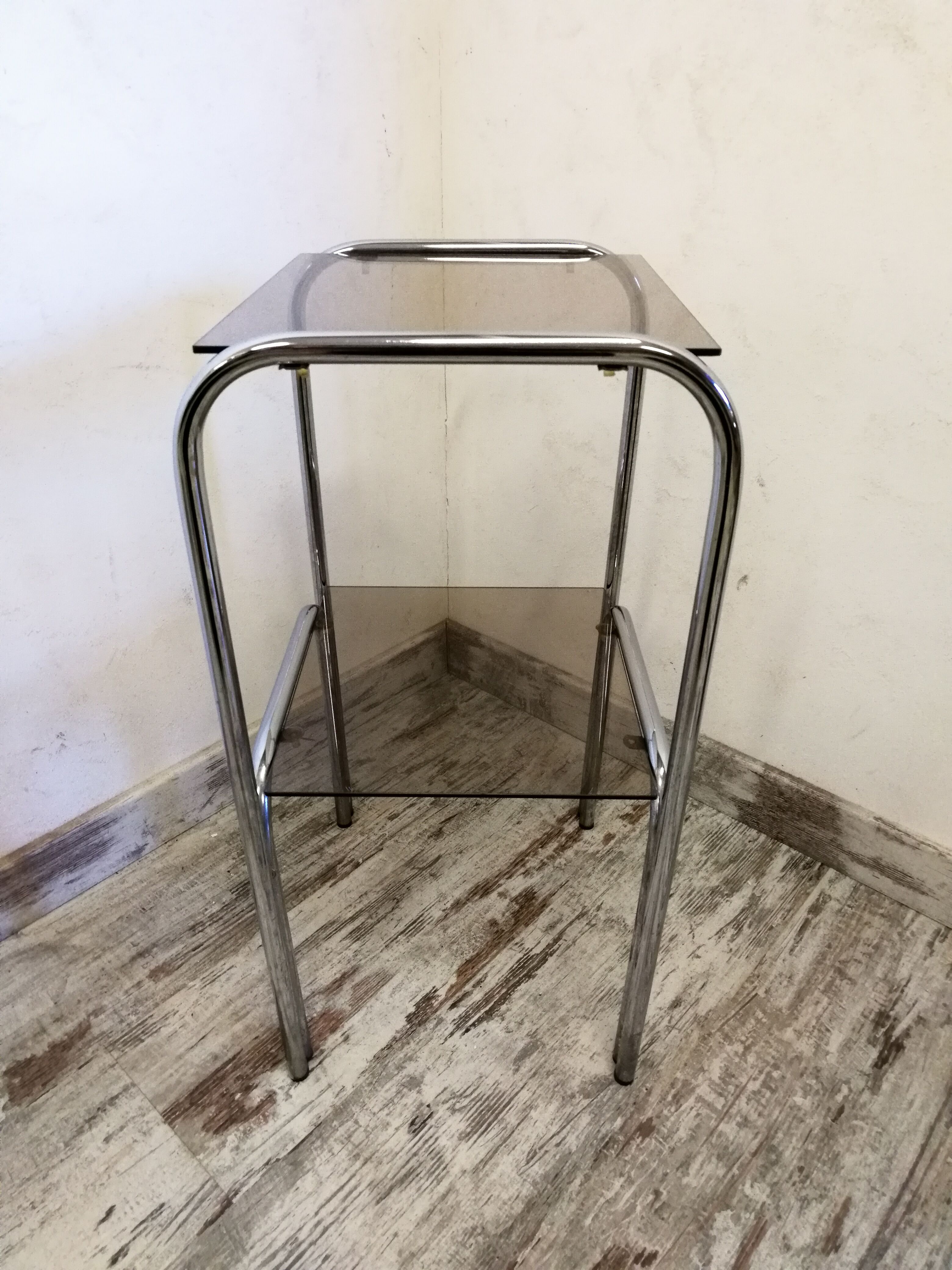 Vintage glass shelf