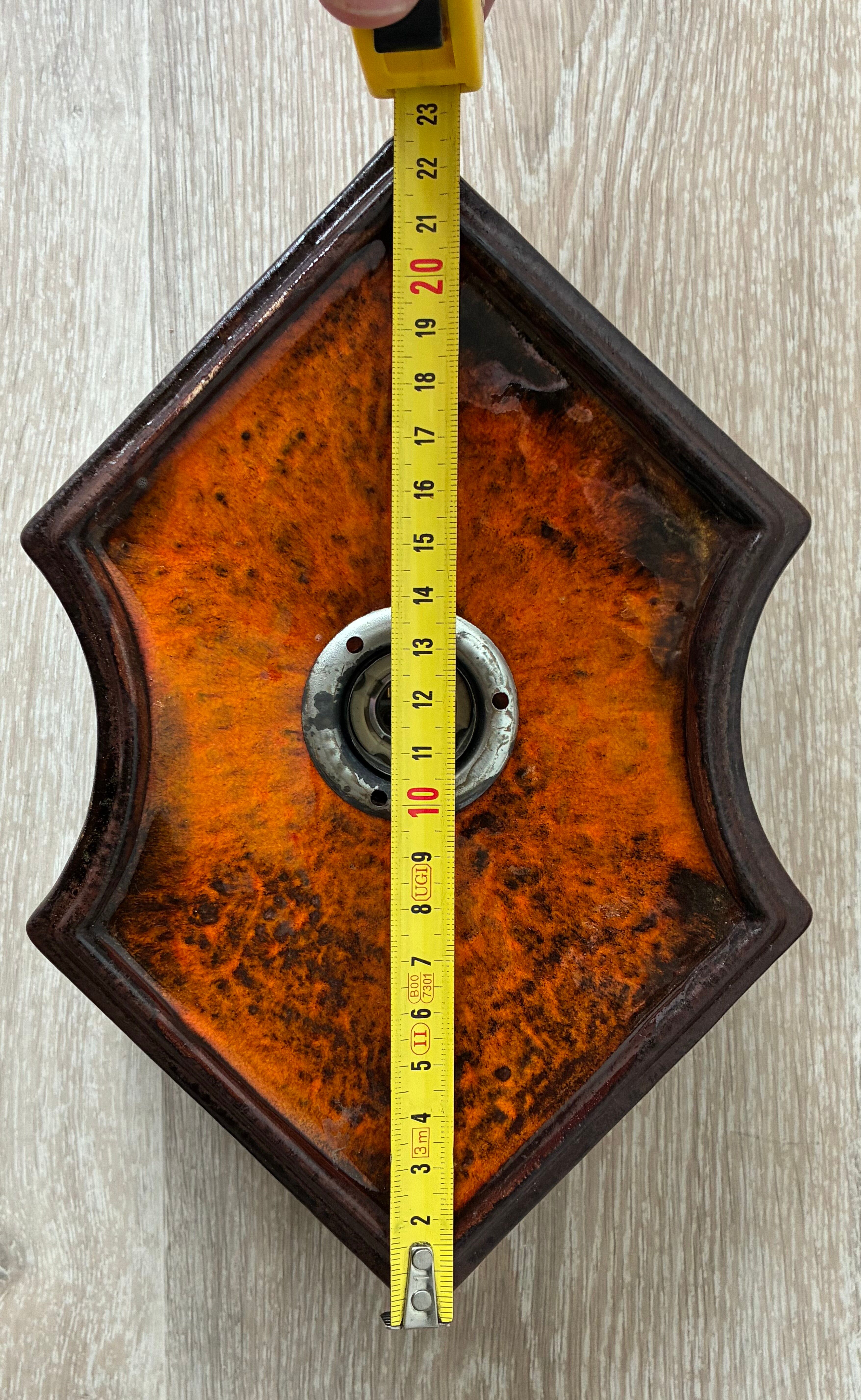 Pair of Fat Lava wall lights