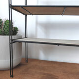 Metal wall thong shelf