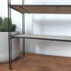 Metal wall thong shelf