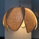 Suspension fleur double corolle vintage